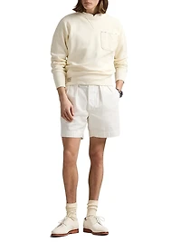 Fleece Pocket Crewneck Sweatshirt