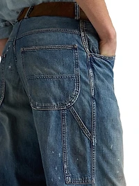 Relaxed-Fit Distressed Carpenter Jeans