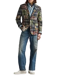 Relaxed-Fit Distressed Carpenter Jeans