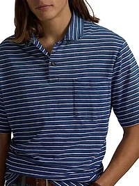Classic-Fit Striped Jersey Polo Shirt