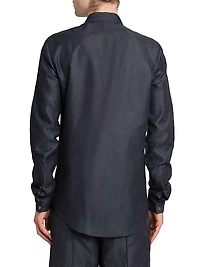 Denim Logo Tape Harness Shirt