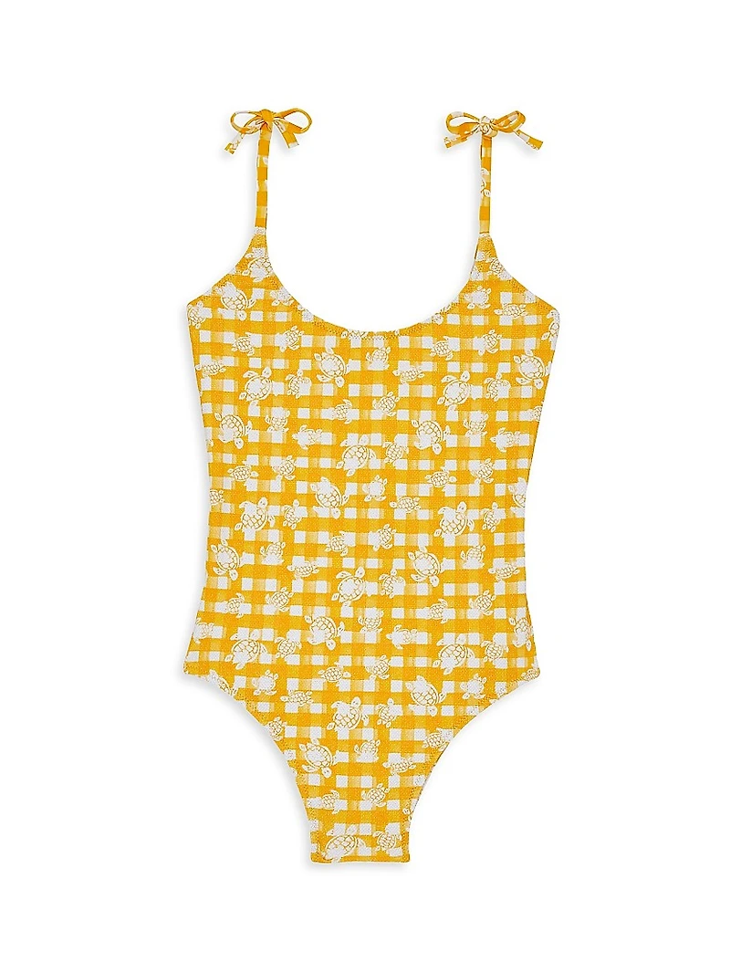 Baby Girl's, Little Girl's & Delizia Ronde Des Tortues Swim Suit