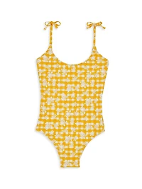 Baby Girl's, Little Girl's & Delizia Ronde Des Tortues Swim Suit