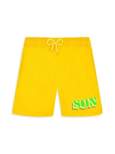Baby Boy's, Little Boy's & Jirise Son Stretch Swim Shorts