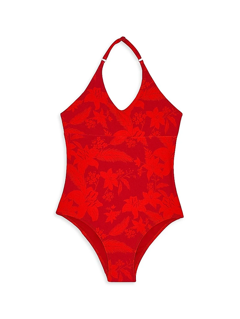 Baby Girl's, Little Girl's & Flower Power Swim Suit