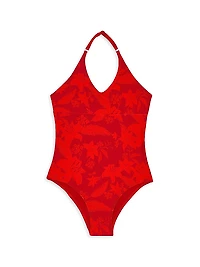 Baby Girl's, Little Girl's & Flower Power Swim Suit