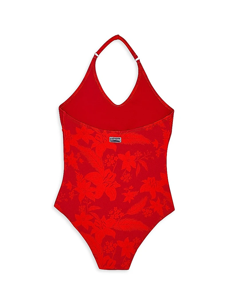 Baby Girl's, Little Girl's & Flower Power Swim Suit