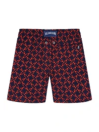 Baby Boy's, Little Boy's & Homard Pixel Light Swim Shorts