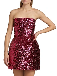 Maraya Sequin Strapless Minidress