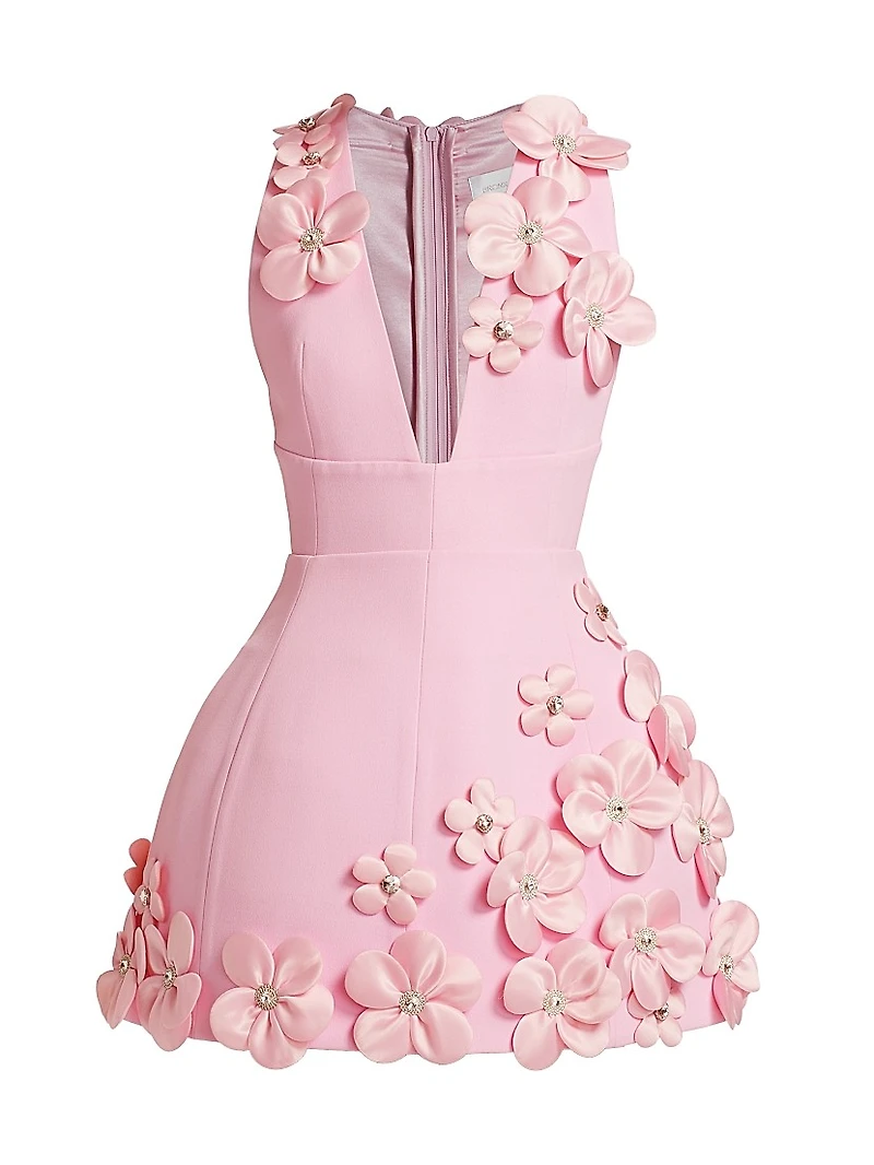 Estelle Floral Applique Minidress