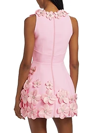 Estelle Floral Applique Minidress