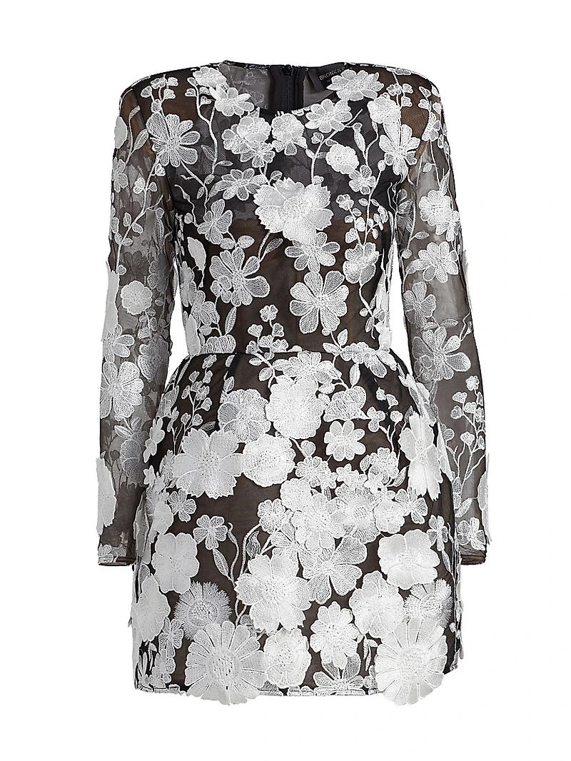Embroidered Bouquet Maraya Minidress