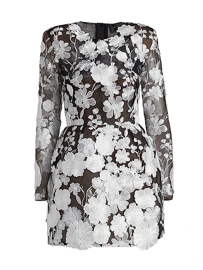 Embroidered Bouquet Maraya Minidress