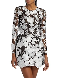 Embroidered Bouquet Maraya Minidress