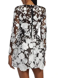 Embroidered Bouquet Maraya Minidress
