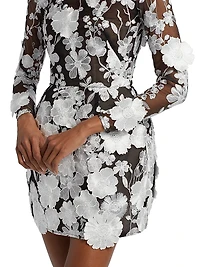 Embroidered Bouquet Maraya Minidress