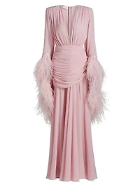 Geisha Feathered Gown