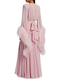 Geisha Feathered Gown