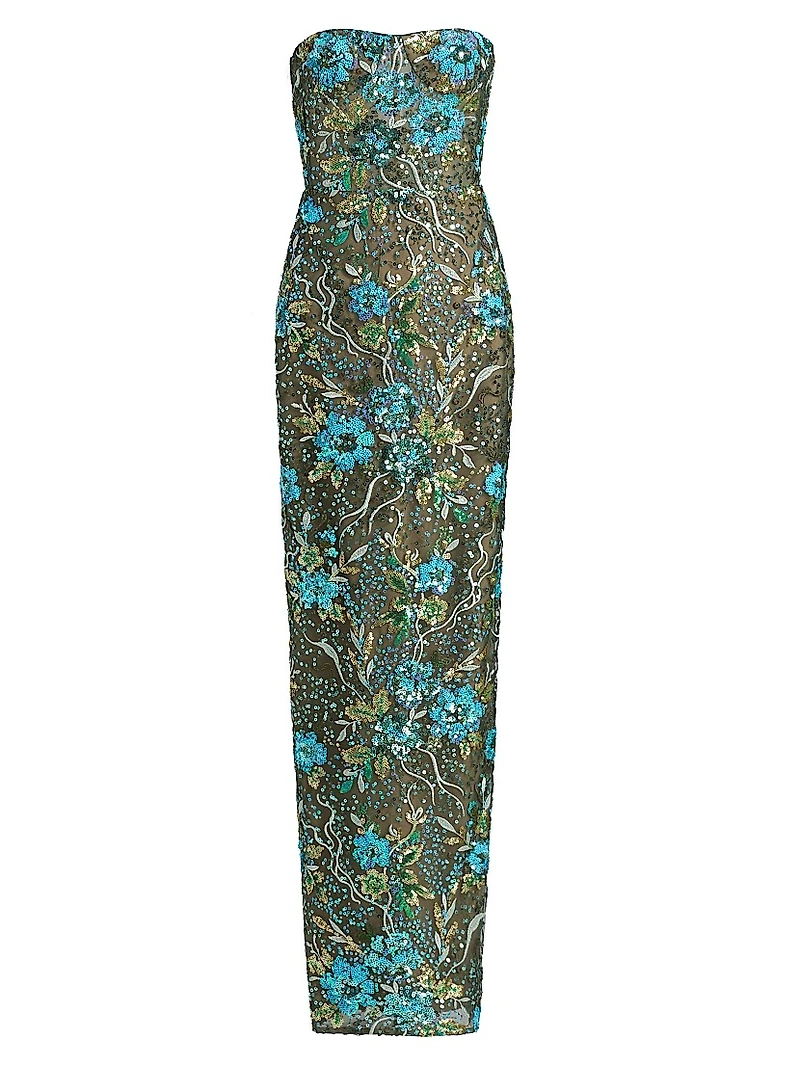 Dahlia Sequin Sheath Maxi Dress