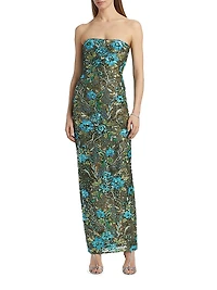 Dahlia Sequin Sheath Maxi Dress
