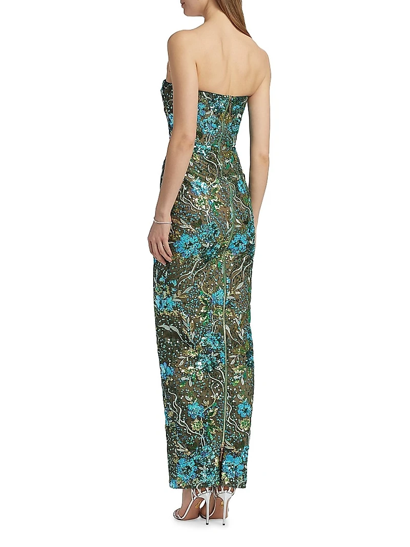 Dahlia Sequin Sheath Maxi Dress