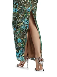 Dahlia Sequin Sheath Maxi Dress
