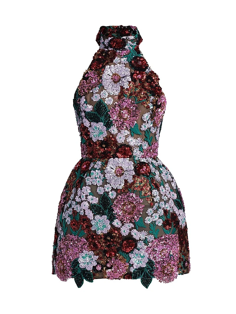 Deirdre Halterneck Minidress