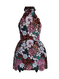 Deirdre Halterneck Minidress