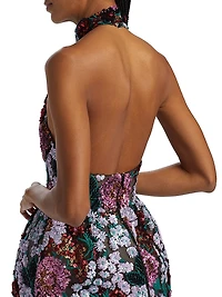 Deirdre Halterneck Minidress