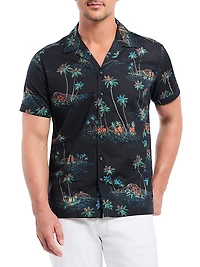 Kauai Abstract Cotton Shirt