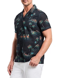 Kauai Abstract Cotton Shirt