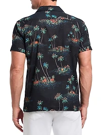 Kauai Abstract Cotton Shirt