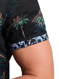 Kauai Abstract Cotton Shirt