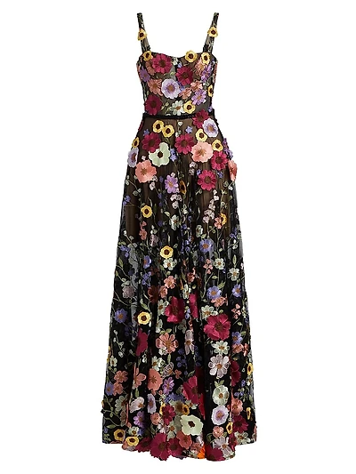 Jasmine Multi Floral Maxi Dress