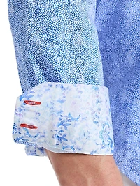 Kefalonia Printed Stretch-Cotton Shirt