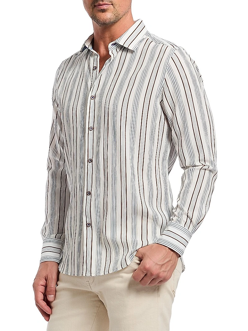 Stamford Striped Woven Shirt