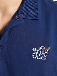 Monkey Business Stretch-Cotton Polo Shirt