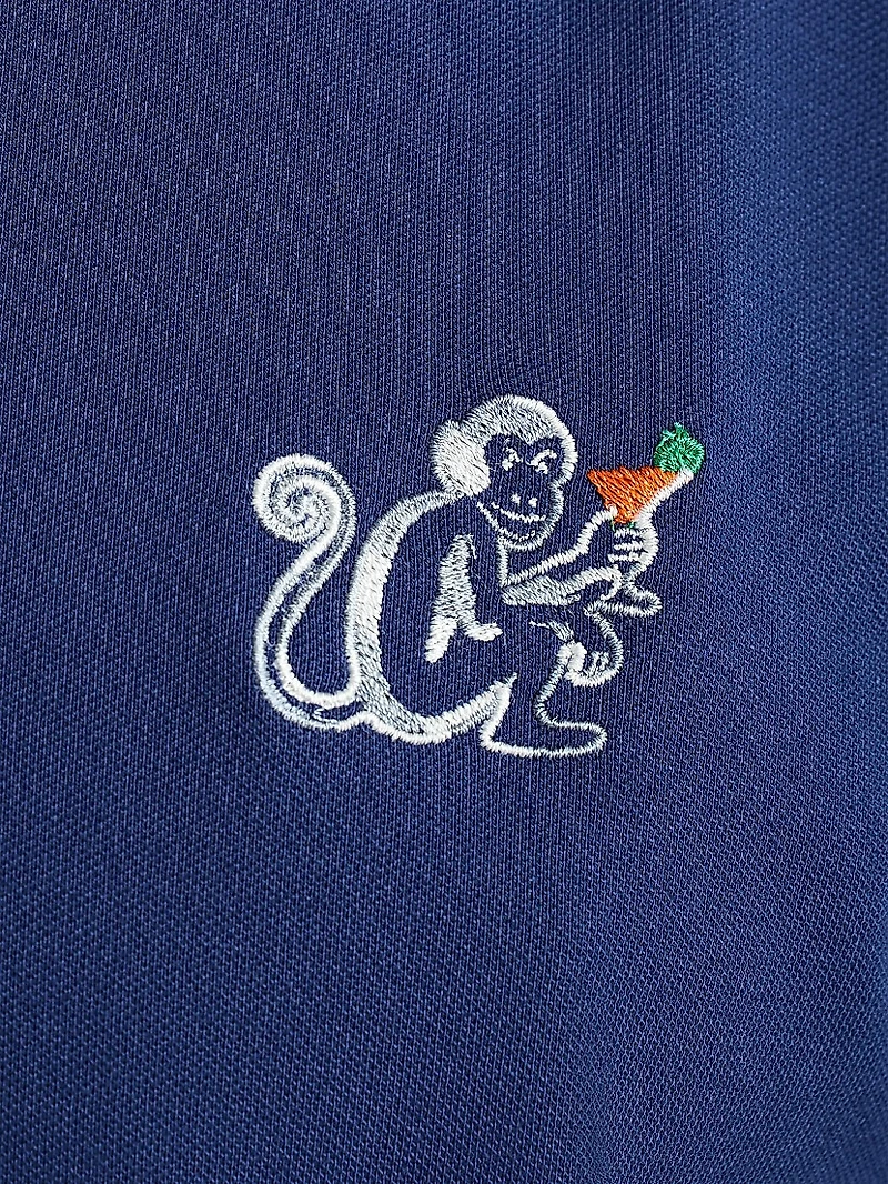 Monkey Business Stretch-Cotton Polo Shirt
