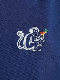 Monkey Business Stretch-Cotton Polo Shirt
