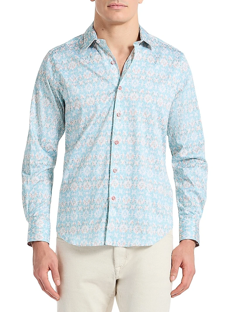 Mariage Abstract Cotton-Blend Shirt