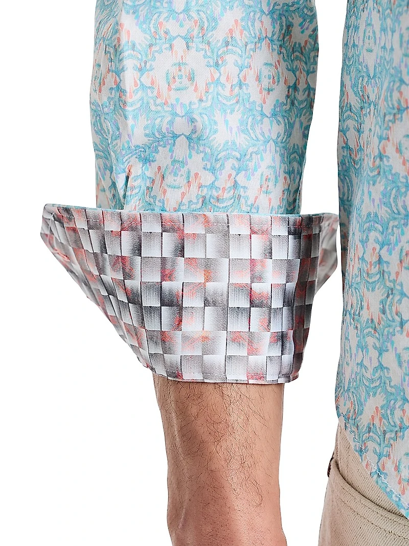 Mariage Abstract Cotton-Blend Shirt