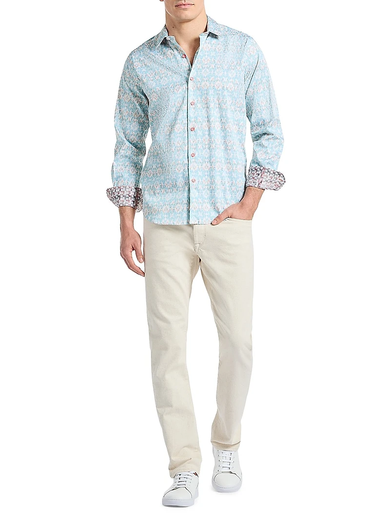 Mariage Abstract Cotton-Blend Shirt