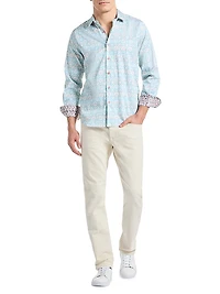 Mariage Abstract Cotton-Blend Shirt