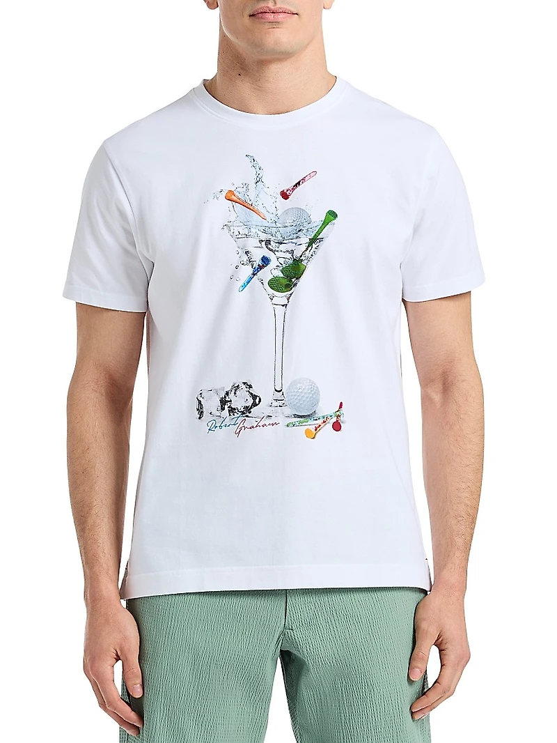 On The Green Graphic Cotton T-Shirt
