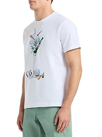 On The Green Graphic Cotton T-Shirt