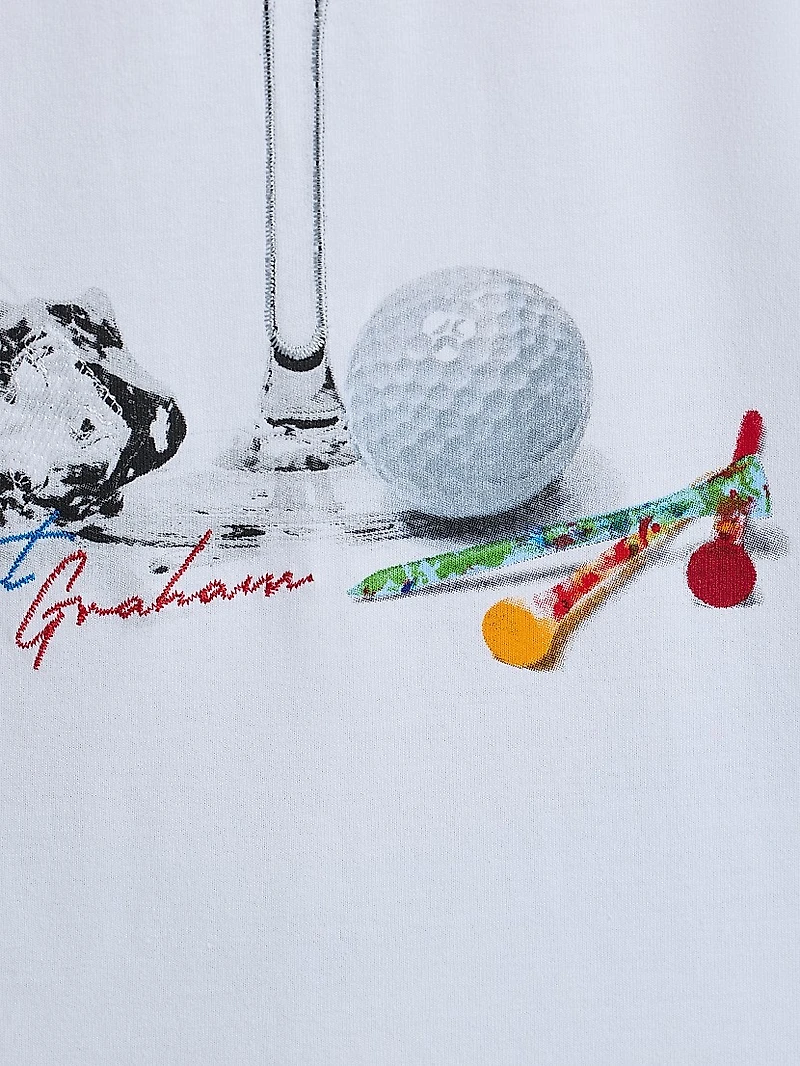 On The Green Graphic Cotton T-Shirt