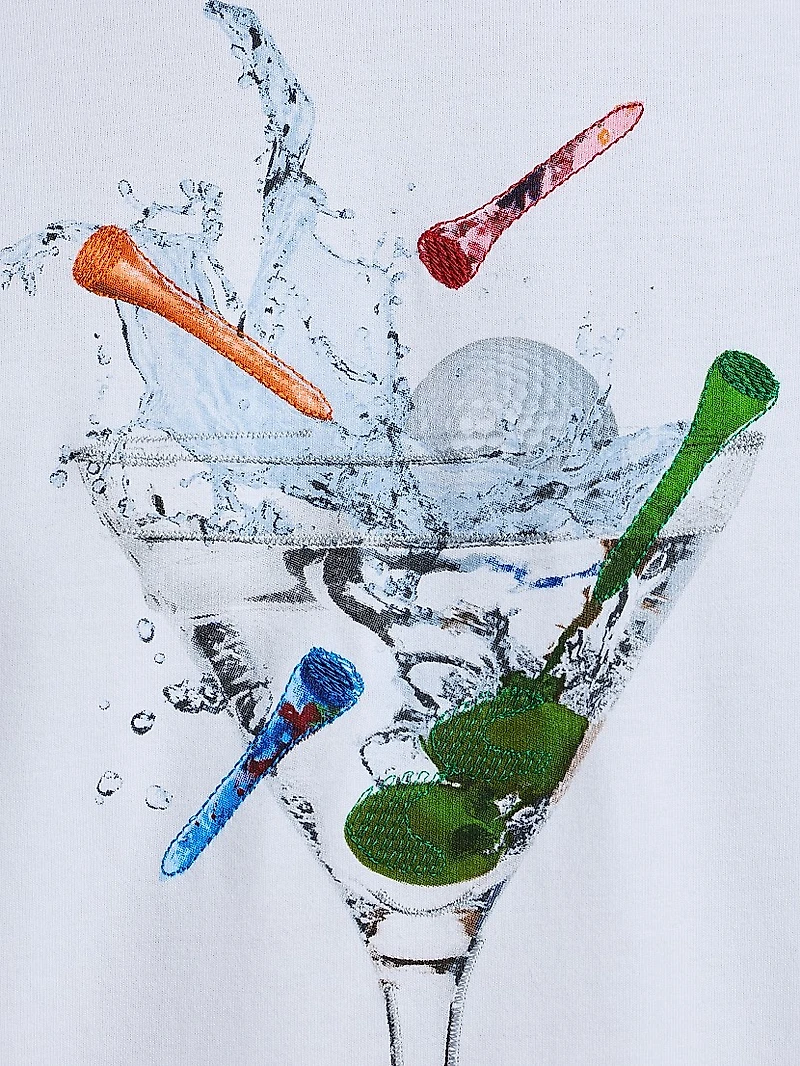 On The Green Graphic Cotton T-Shirt