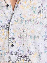 Croatia Printed Stretch-Cotton Button-Front Shirt
