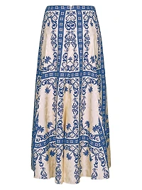 Galena Lucena A-Line Maxi Skirt
