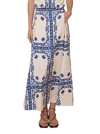 Galena Lucena A-Line Maxi Skirt